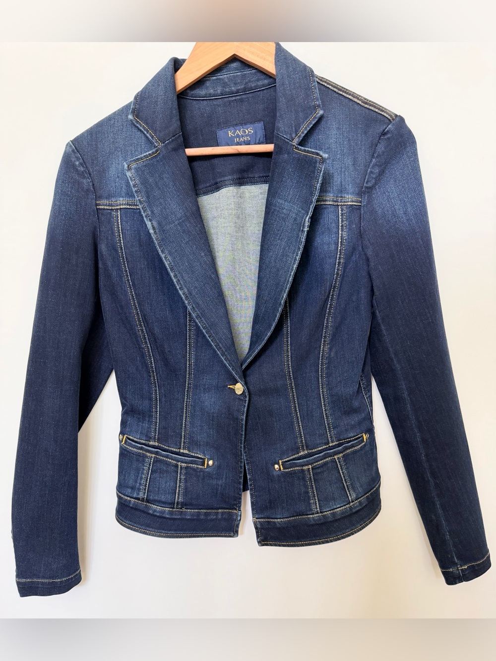 Laos Jean fitted blazer